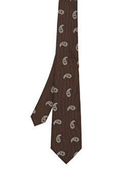 Kahverengi İpek Kravat