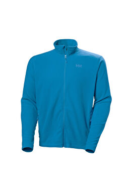 Cerulean Blue Fermuarlı Erkek Polar