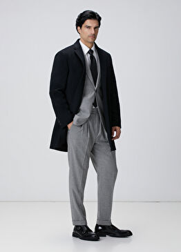 Limited Siyah Kaşmir Palto