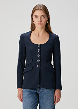 Roslyn Lacivert Blazer