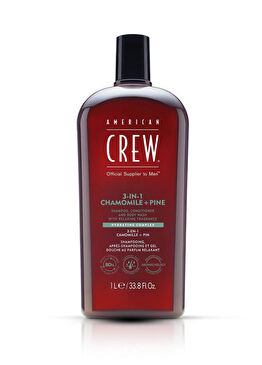 3in1 Chamomile & Pine With Relaxing Fragrance Erkekler İçin 3'ü 1 Arada Arındırıcı Şampuan 1000 ml
