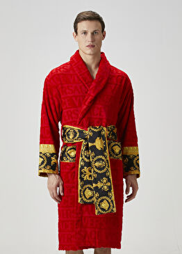 I Love Baroque Kırmızı Bornoz