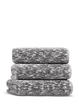 Grade Aerocotton ® Darkgray White Pamuklu Tekli El Havlusu 30 x 40 cm