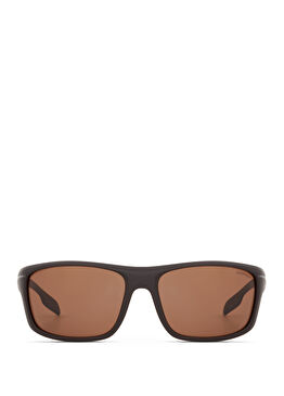 DS 2379 C2 Dikdörtgen Koyu Kahve Asetat Erkek Güneş Gözlüğü