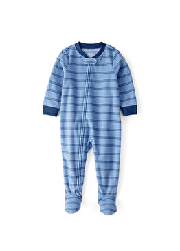 Mavi Polar Erkek Çocuk Tulum