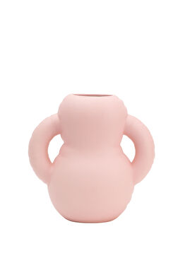 Oscar Bubblegum Matte Açık Pembe Seramik Vazo
