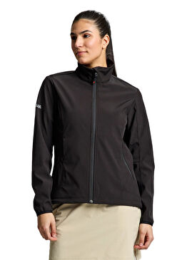 Act Ws Softshell Siyah Kadın Spor Ceket