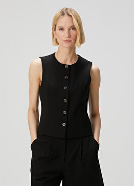 Irina Refine Siyah Yelek