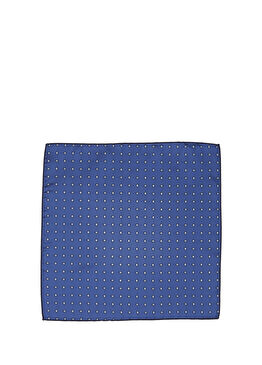 Lacivert Puantiyeli Mendil