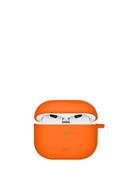 Nexo AirPods 4 (4.Nesil) Turuncu Silikon Kulaklık Kılıfı