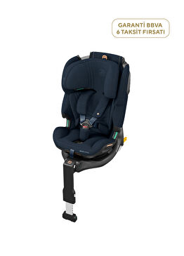 Emerald 360 Pro I-Size Kızaklı İsofix'li 360 Dönebilir Yatabilir Araç Dışına Çıkabilen 0-36 kg Navy Dark Blue Bebek Oto Koltuğu