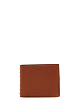 Rockstud Bifold Taba Erkek Deri Cüzdan