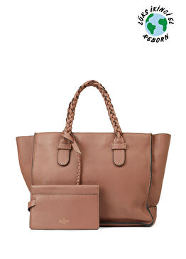 Valentino Garavani Leather Tote Çanta