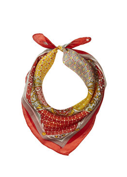 Renkli Kadın İpek Fular