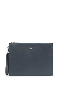 Lacivert Kadın El Portföyü