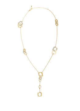 Gümüş Altın Rengi Kadın Kolye