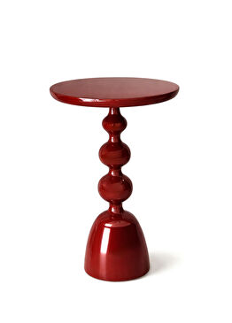 Neto Bordo El Yapımı Ahşap Yan Sehpa