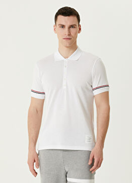 Beyaz Polo Yaka T-shirt