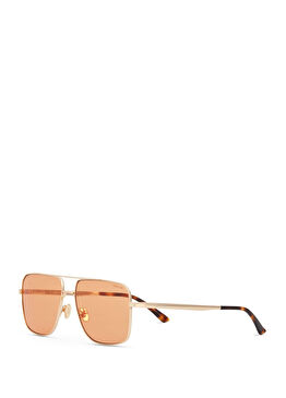 CR 80102 C3 Altın Rengi Metal Erkek Güneş Gözlüğü