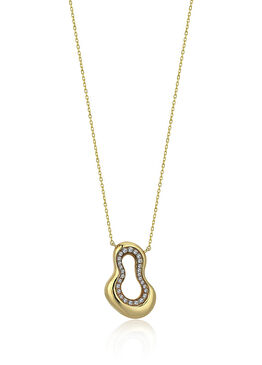 Noa 14 Ayar Altın Kadın Pırlanta Kolye