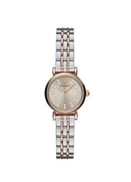 AR1841 Rose Gold Metalik Gri Kadın Kol Saati
