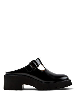 Milah Siyah Deri Kadın Sandalet K201730-001