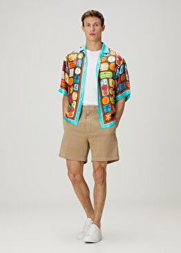 Summer Lovers Bej Bermuda