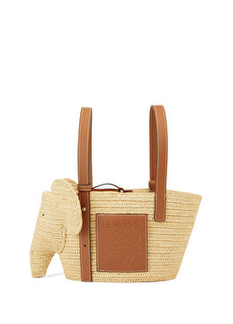 x Paula's Ibiza Bej Kadın Rafya Plaj Çantası