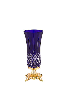 Critalline Mor Dekoratif Cam Vazo