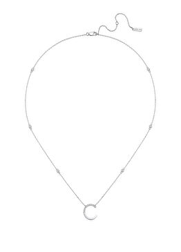 C Harfli Pırlanta 14 Ayar Altın Kadın Kolye