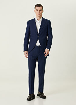 Mavi Yün Takım Elbise