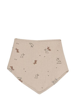 Krem Rengi Unisex Bebek Mama Önlüğü