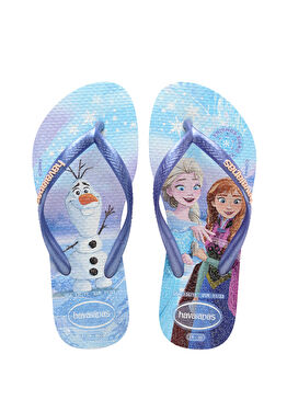 Slim Princess Mavi Unisex Çocuk Plaj Terliği