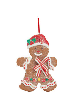 Kurabiye Çocuk Formlu Yılbaşı Süsü