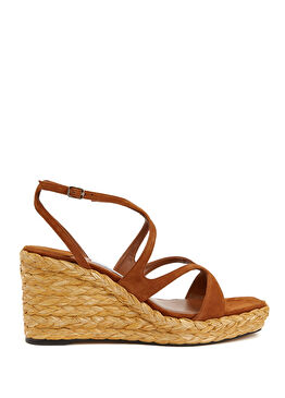 Ayla Taba Kadın Deri Espadril