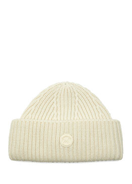 Krem Kadın Yün Bere