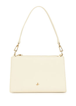 Simone Ekru Kadın Omuz Çantası