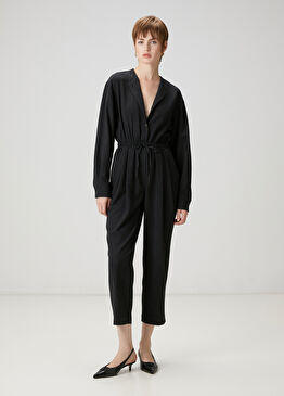 Siyah Çizgili Tulum