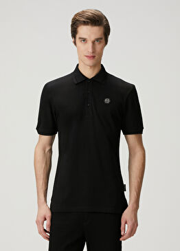 Siyah Polo Yaka T-shirt