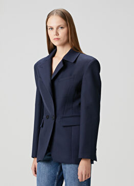 Rachelle Lacivert Ceket