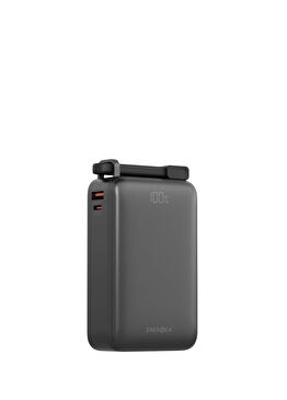 ComPac Ultra67 20.000 mAh 100W Kablolu PD Koyu Gri Powerbank 