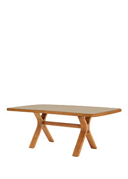 Avend Porselen Tablalı İroko 6 Kişilik Bahçe Masası