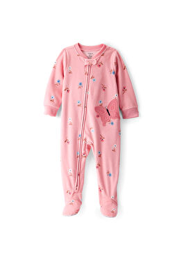 Pembe Kız Çocuk Polar Tulum