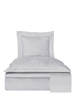 Amedeo Gri Pamuklu Jakar Super King Size Nevresim Takımı 260 x 240 cm