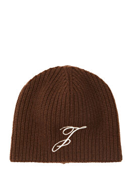 Koyu Kahverengi Kadın Yün Bere