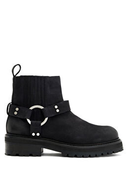 Maddie Siyah Kadın Deri Bot