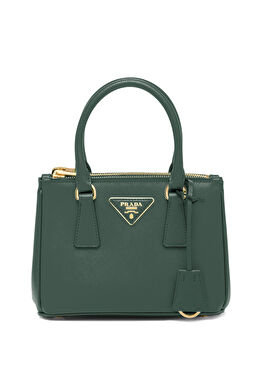 Galleria Saffiano Deri Yeşil Mini Kadın Omuz Çantası