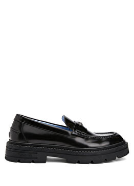 Siyah Erkek Deri Loafer