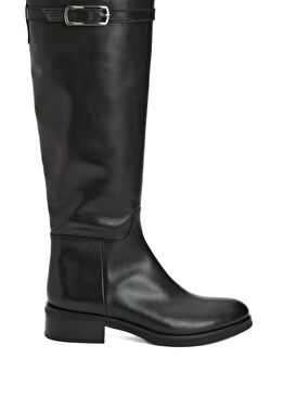 Siyah Kadın Süet Çizme