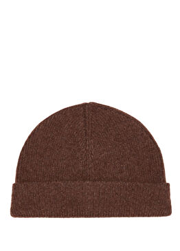 Kahverengi Kadın Yün Bere